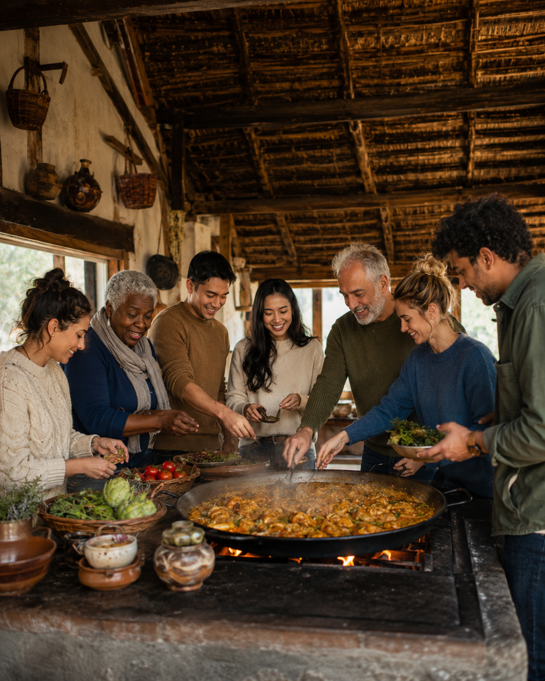 Group cooking experience